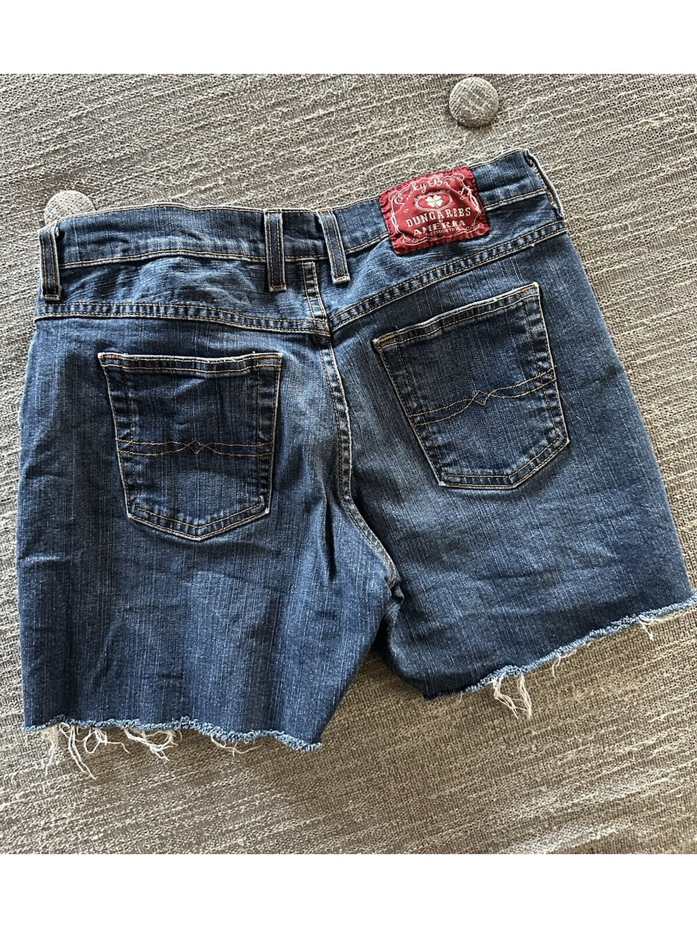 Lucky Brand Women’s Blue Denim Cut Off Shorts Mid Rise 5/6 30W